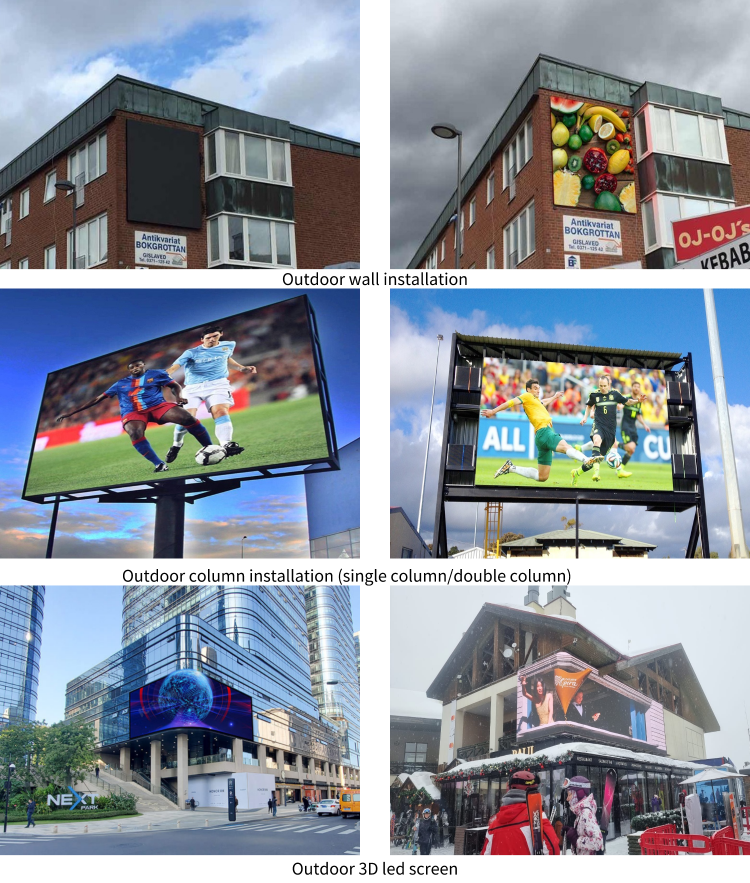 High Strength P16 Basketball Outdoor Digital Display Screen With 320 Panel Size