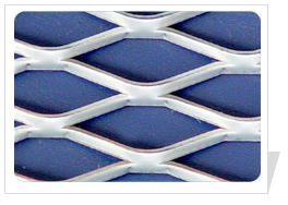 Railway / Bridges Aluminum Expanded Metal Mesh Custom Color Diamond Shape Hole