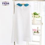 One piece sleeveless a line design elegant mini formal office dresses long dress