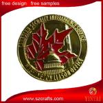 Fake gold/silver Masonic Knights Templar coin /Red Cross coin