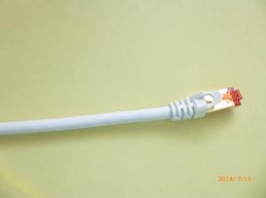 Quality 9 0.5M CAT6 FTP Professional Gold Headed Shielded Network Cable -High Speed 500MHz Cat6 / wholesale