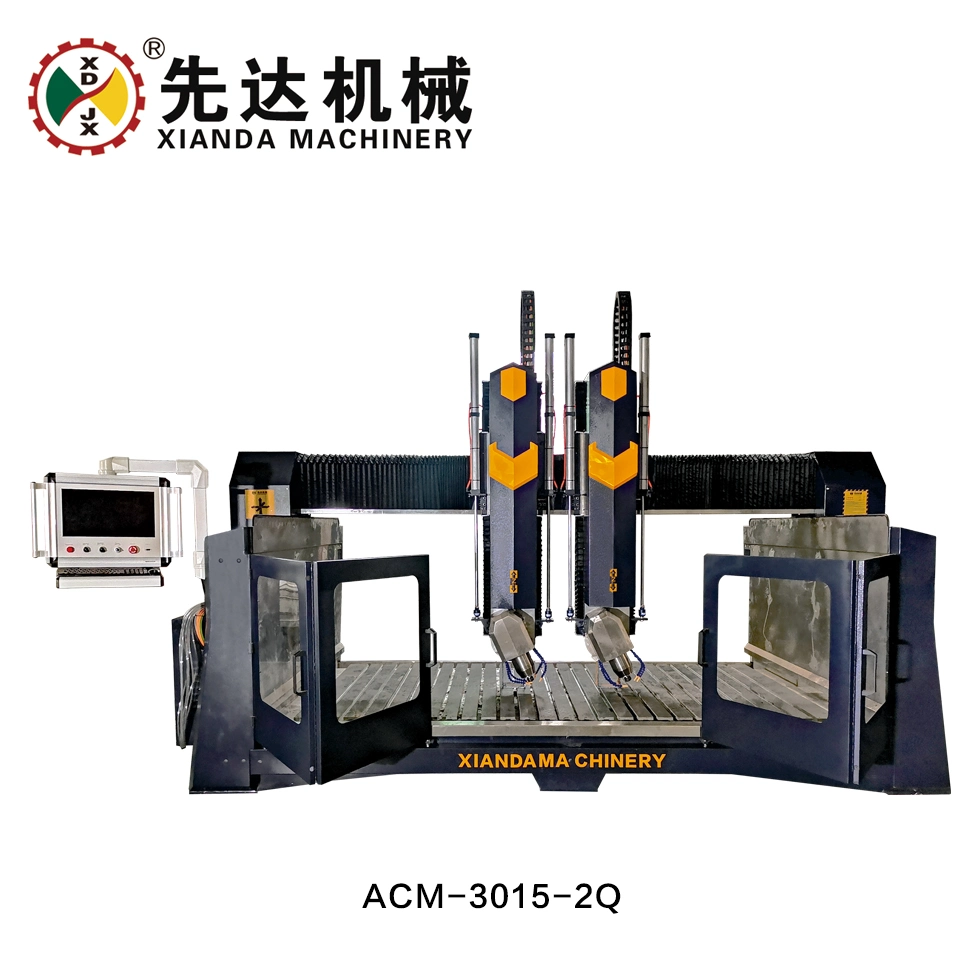 Xianda Four-Spindle Linkage CNC Diamond Wire Saw Machine for Cutting Marble&Granite