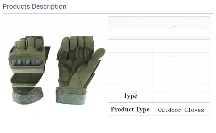 Hook and Loop Wrist Style Hard-Knuckled Microfiber Leather Hand Gloves for Protection