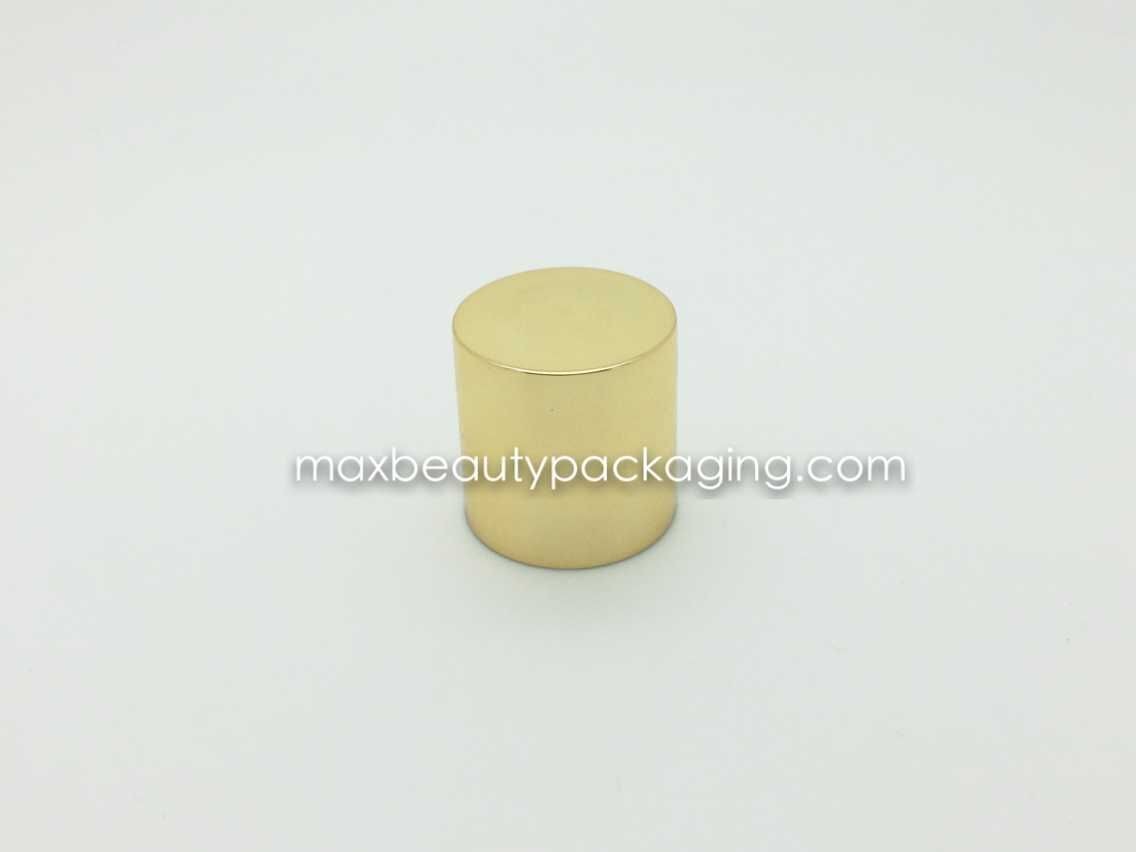 N2024 classic round shiny gold nail polish cap nail polish packaging double cap flat brush uv coating color available