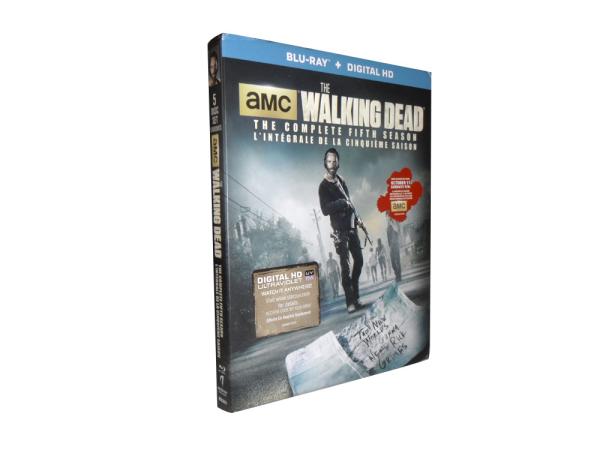 Hot sale bluray blue-ray boxset Walking Dead season 5 bluray 5disc new Video