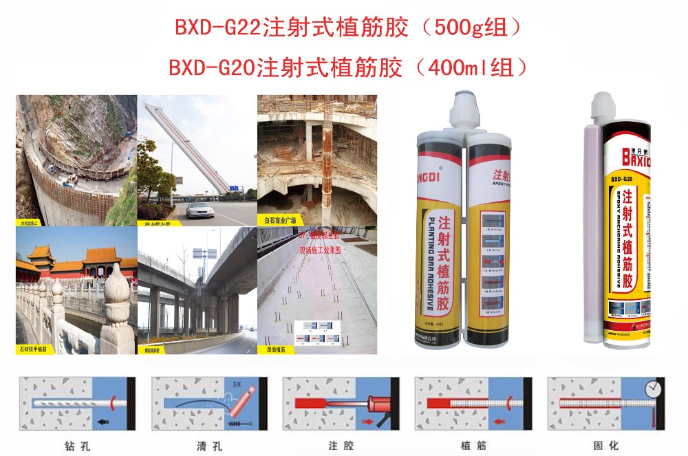 360ml Epoxy Anchor Adhesive for Construction Classification Double Components Adhesives