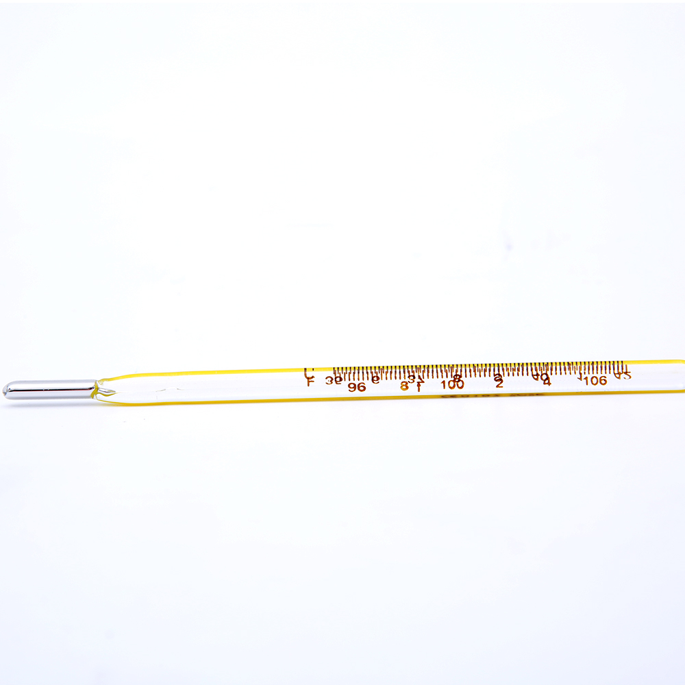 mercury thermometer, oral use