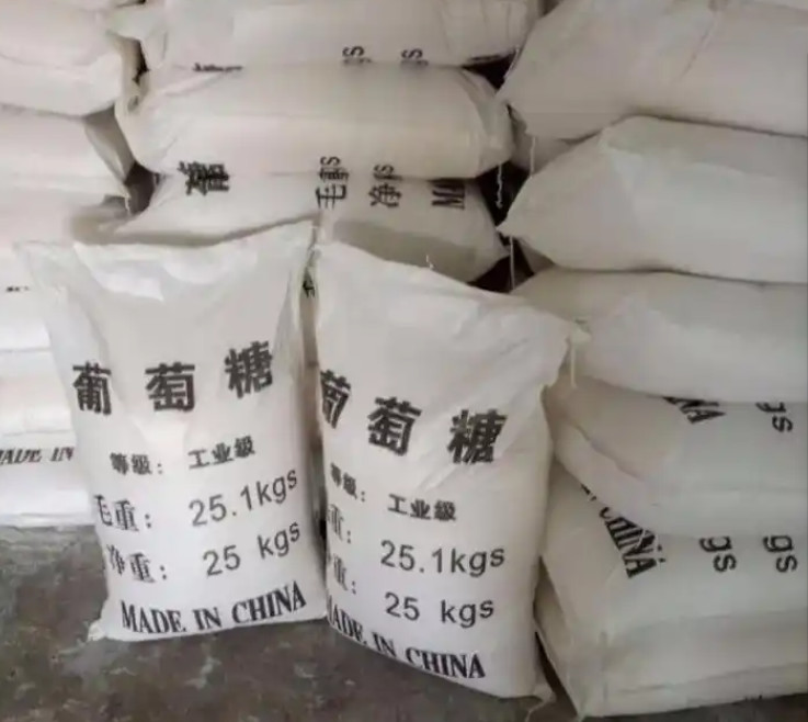 White Odorless Dextrose Glucose Powder C6H12O6 Crystalline Particles