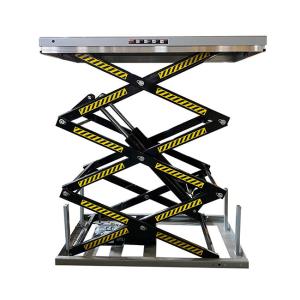 Quality CE ISO9001 2 Ton Heavy Duty Scissor Lift Platform Max Height 3000mm Ladder Lift wholesale