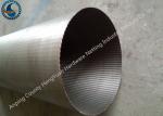 Professional Wedge Wire Mesh Non - Clogging Stainless Steel / LLG Material