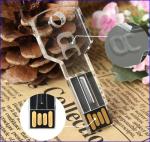 Laser Logo Acrylic Material Traditional Key 32GB USB Memory Stick