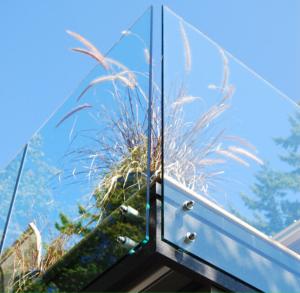 Quality Balustrade Balcony Tempered Glass Panel Easy Cleaning 12mm Safety wholesale