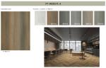 6mm Herringbone SPC Flooring Soundproof Incombustible Unilin Click Burlywood