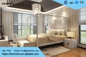 Quality Removable Non woven Wallpaper Modern Simple Champagne Stripes Pattern wholesale