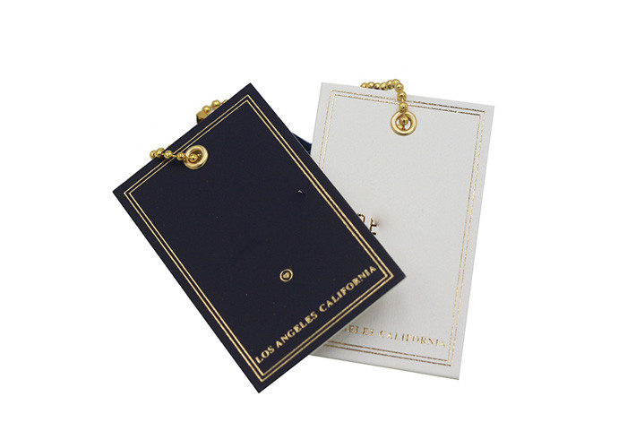 Moisture Proof Custom Printed Hang Tags Thickness 0.2mm - 1cm CMYK Color