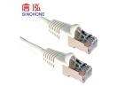 Bare Copper Bulk CAT6 Shielded Cable HDPE Insulation 250V AC 2A