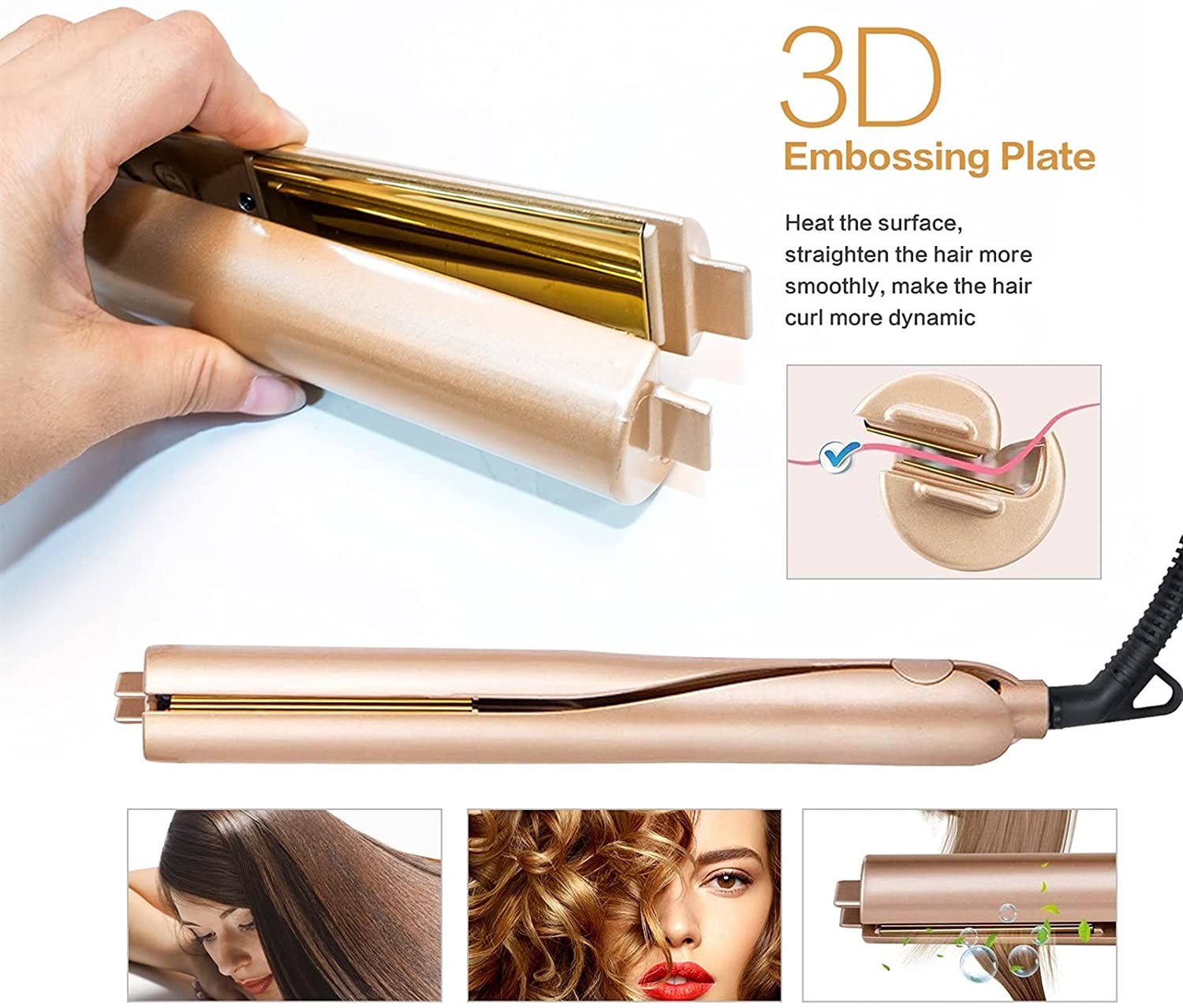 204V Hair Curler And Straightener