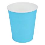 7.5oz 221.8ml Purple Wedding Napkin Recyclable Disposable Coffee Cups With Lids