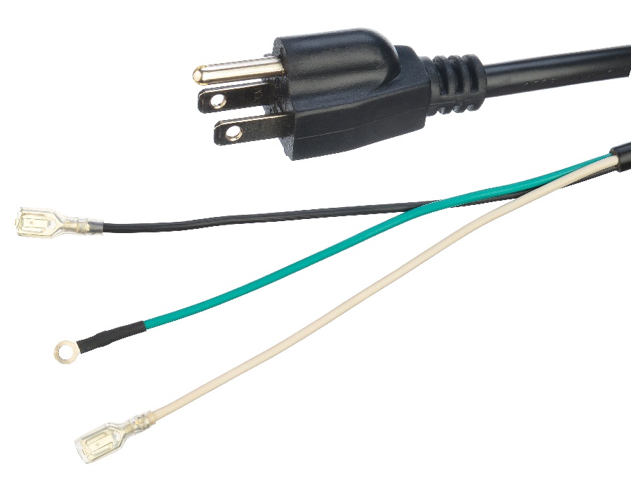 Power Cords Extension Cords ETL Standard Power Cord BROWN Length 5FT/OEM Black Plug Socket 2 Pin Power Cord for Home Appliance