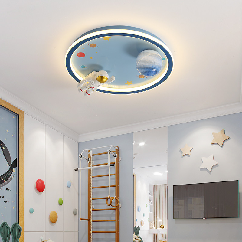 Children's Room Ceiling Lights Boy Bedroom Astronaut Creative Minimalist Cartoon Ceiling Lights(WH-MA-294)