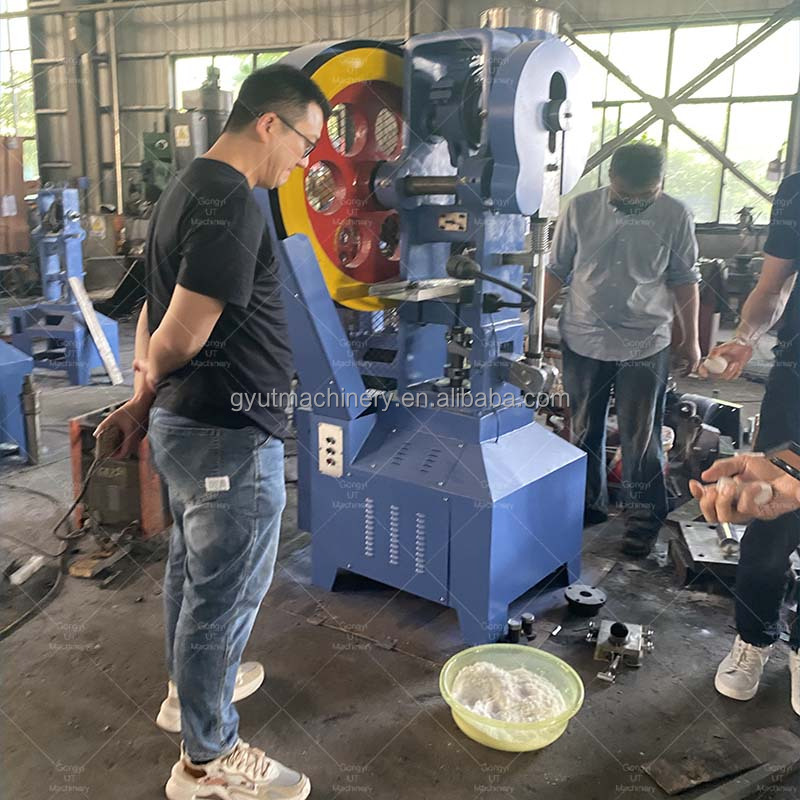 The Russia Popular Auto Powder Press Machine For Making Bath Bombs Fizzy Salt Balls