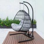 Office Building Easy Collapsible Modern Green Cushions Double Seater Stand