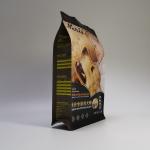 360mmx205mm 95mm 135 Micron Flat Bottom Pouches , Custom Dog Treat Packaging