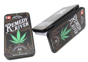 Quality Food Grade Smoking Items Rectangular Small Iron Box Tobacco Sealed Tin Can wholesale