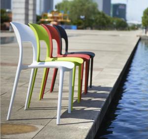 Quality cheap plastic outdoor dinner stackable Gispy chair wholesale