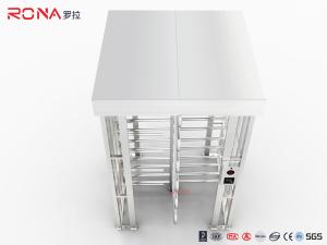 Quality Full Height Turnstile RFID Card Reader Fingerprint Stainless Steel Turnstiles Secure Turn Style Gate wholesale