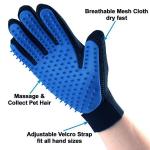 Pet Silicone Grooming Glove , Washable And Waterproof Dog Grooming Mitt
