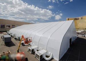 Quality temporary 25x65m Curve Clear Roof Tent For Exhibition wholesale