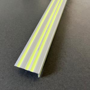 Quality Nonslip Warning Photoluminescent Stair Nosing Glow In The Dark Stair Tread wholesale