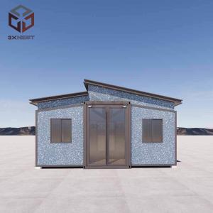 Quality Earthquake Proof Prefab Flat Pack Folding House With PU Insulation wholesale