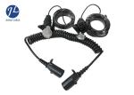 Vehicle Rearview Surveillance Camera Cable With Plastic Connectors 7 Pin To 3