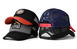 Quality Plastic Button Sponge Trucker Caps Curved Brim High Quality Logo Polyester Caps wholesale
