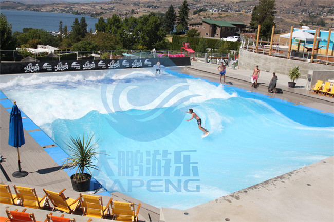OEM Single Surf Wave Pool 304 Stainless Steel Mobile Surf Rider Machine