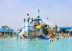 Gigantic Aqua Playground Water House Fiberglass Amusement Park Equipment