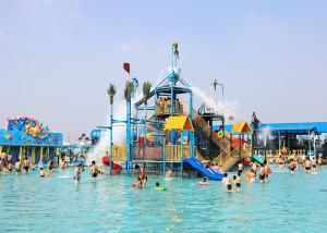 Quality Gigantic Aqua Playground Water House Fiberglass Amusement Park Equipment wholesale