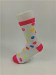 Sweat Absorbent Pure Cotton Socks For Kids , Eco - Friendly Organic Cotton Socks