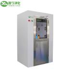 2 Blow Sides Cleanroom Air Shower Unit Stianless Steel 304 With Combination Lock