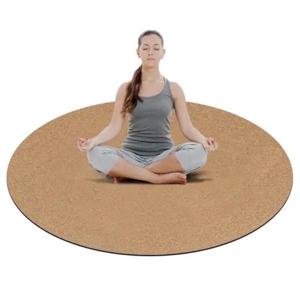 Extra Wide Round Custom Logo Eco Friendly Nonslip Fitness Exercise Custom Design