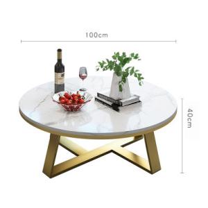 Quality Custom Made Nordic Marble Modern Simple Living Room Round Size Tea Table wholesale