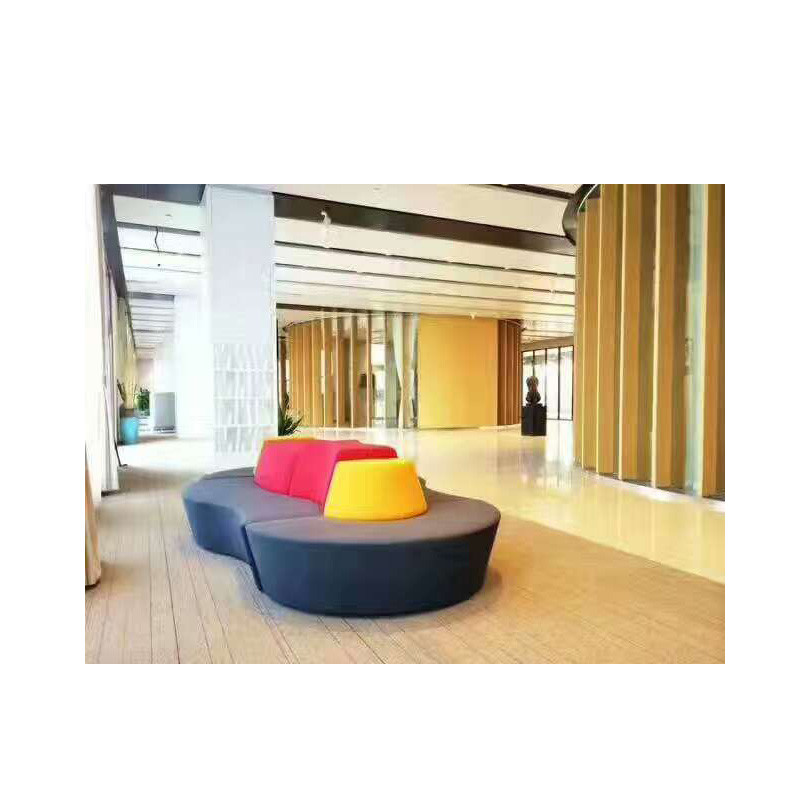 Custom Shared Workspace Furniture Collaborative Lounge Seating bench