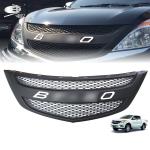 Stainless Steel Car Front Grille Black Accept OEM With Logo