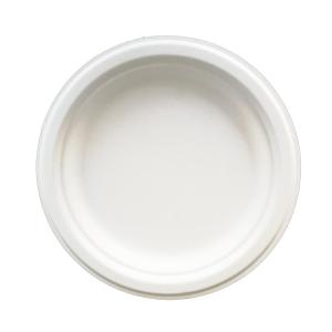 Quality 6 Inch Compostable Dessert Plates Disposable Bagasse Round Paper Plate wholesale