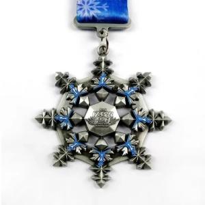 Quality Embossed 3D Die Cast Medal Stunning Design Winter Run Medal wholesale