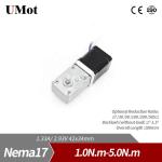 Umot High Torque Height 34mm Nema17 Worm Geared Reducer Stepper Motor with