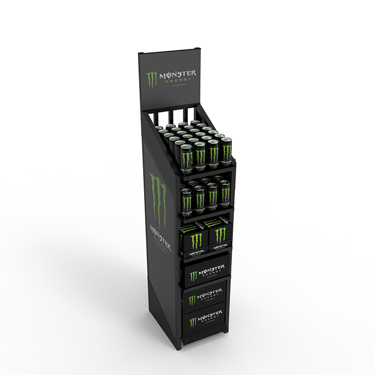 New Display Idea Metal Bottle Wine Display Rack Cocktail Display Stand for Pub