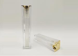 Quality Custom Airless Cosmetic Bottles Acrylic For Lotion Cream wholesale
